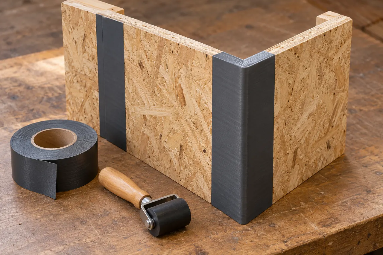 Integrated sheathing and seam treatment — Midlothian