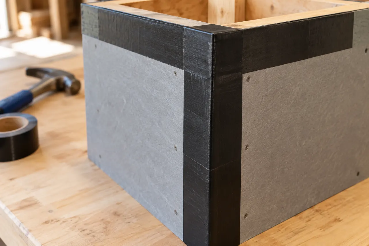 Integrated sheathing and seam treatment — Midlothian