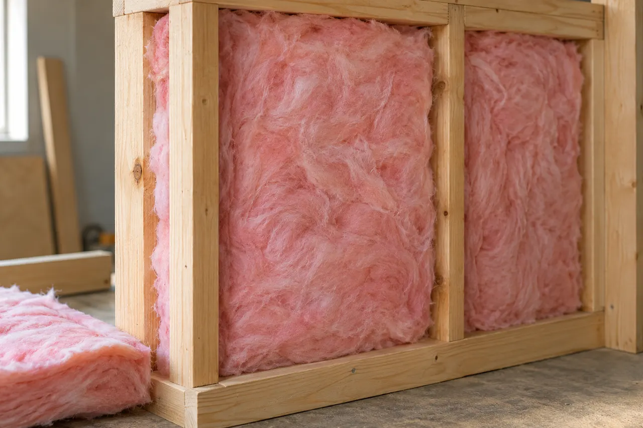Fiberglass batt insulation — North Richland Hills
