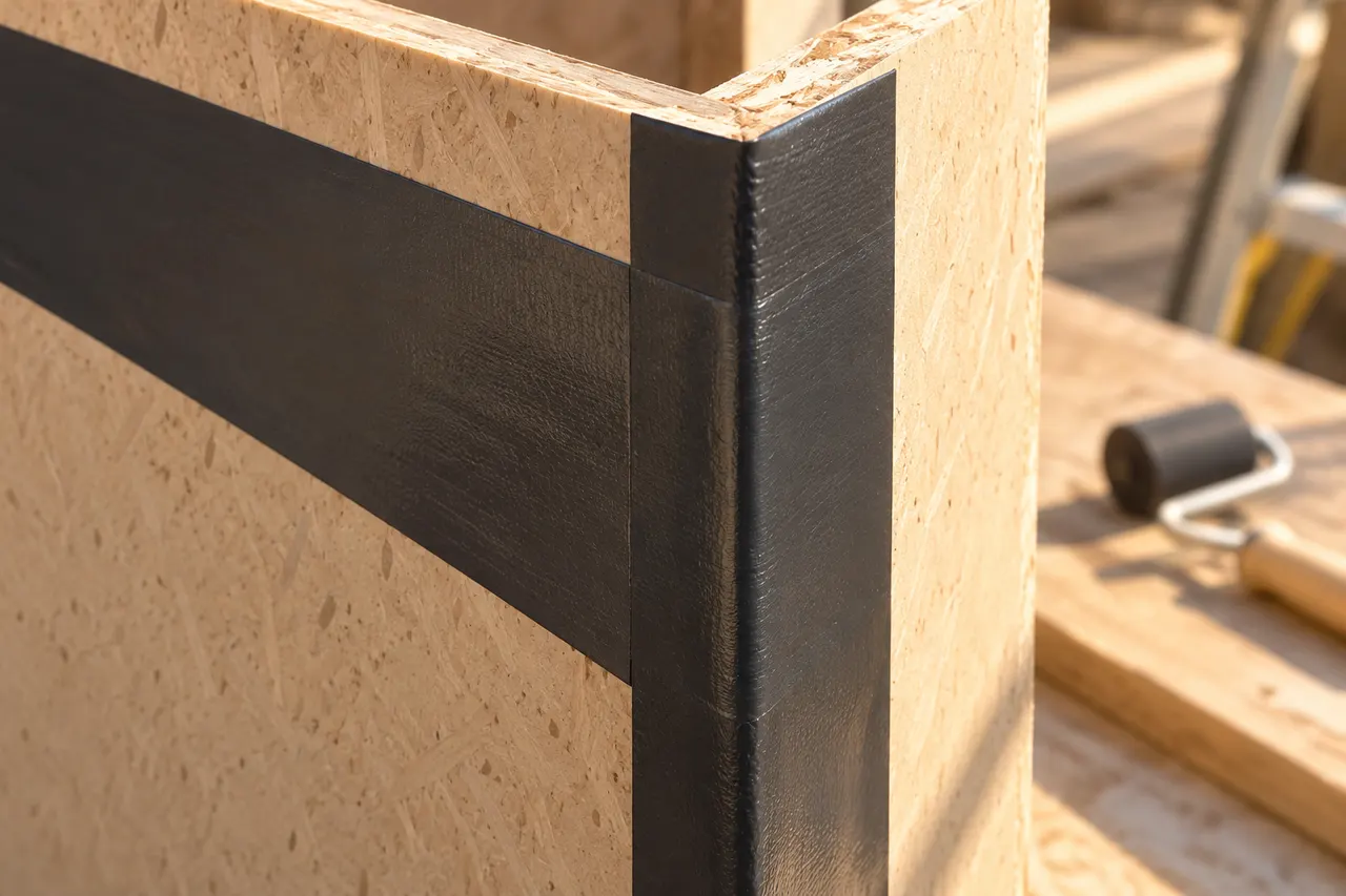 Integrated sheathing and seam treatment — North Richland Hills