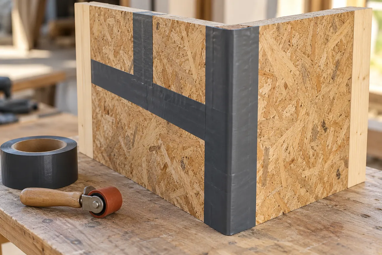 Integrated sheathing and seam treatment — North Richland Hills