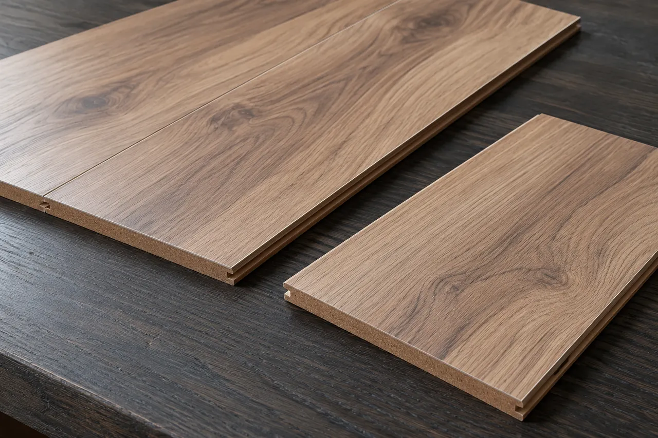 Laminated wood flooring — Ovilla