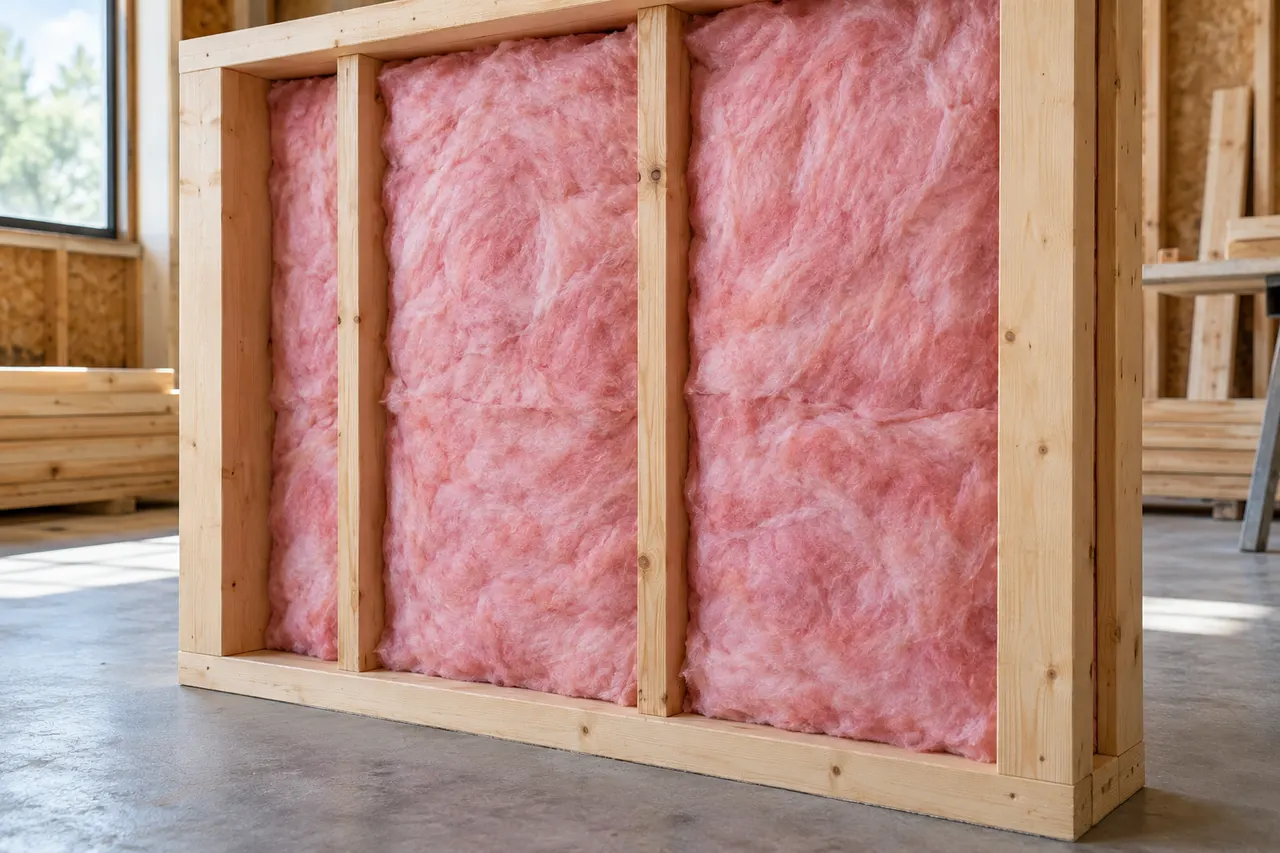 Fiberglass batt insulation — Ovilla