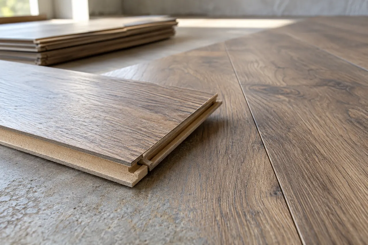 Laminated wood flooring — Ovilla