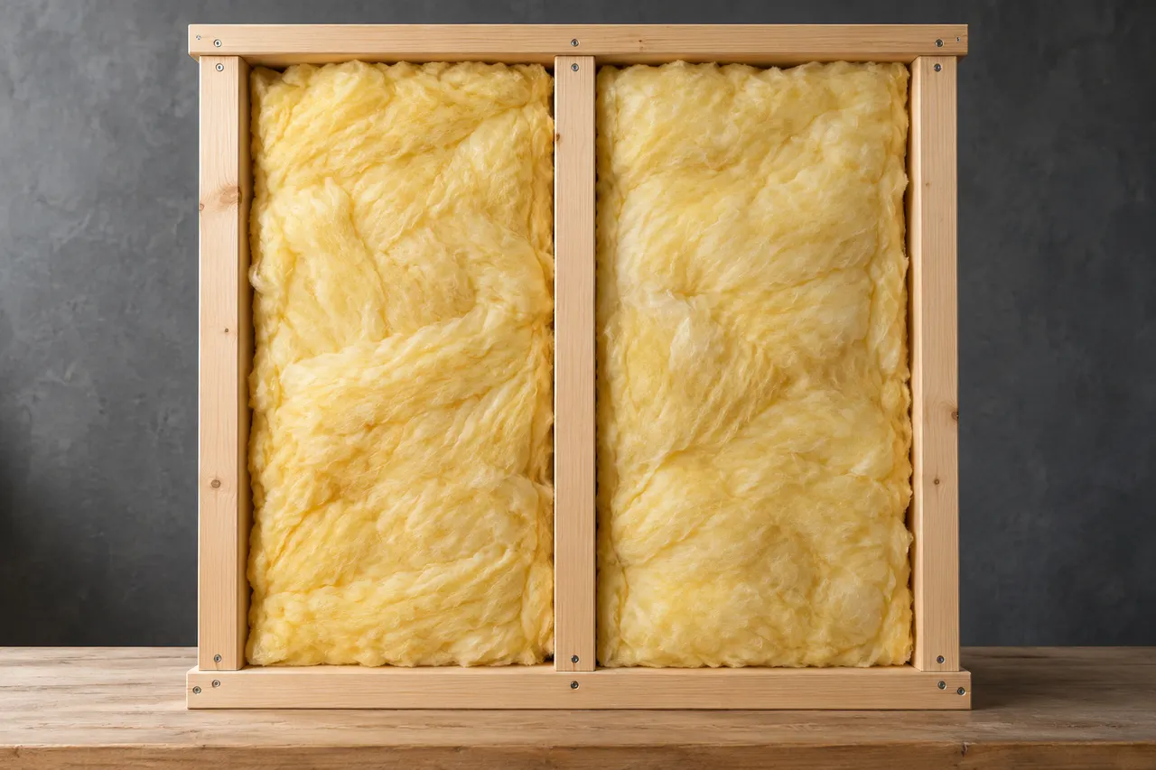 Fiberglass batt insulation — Ovilla