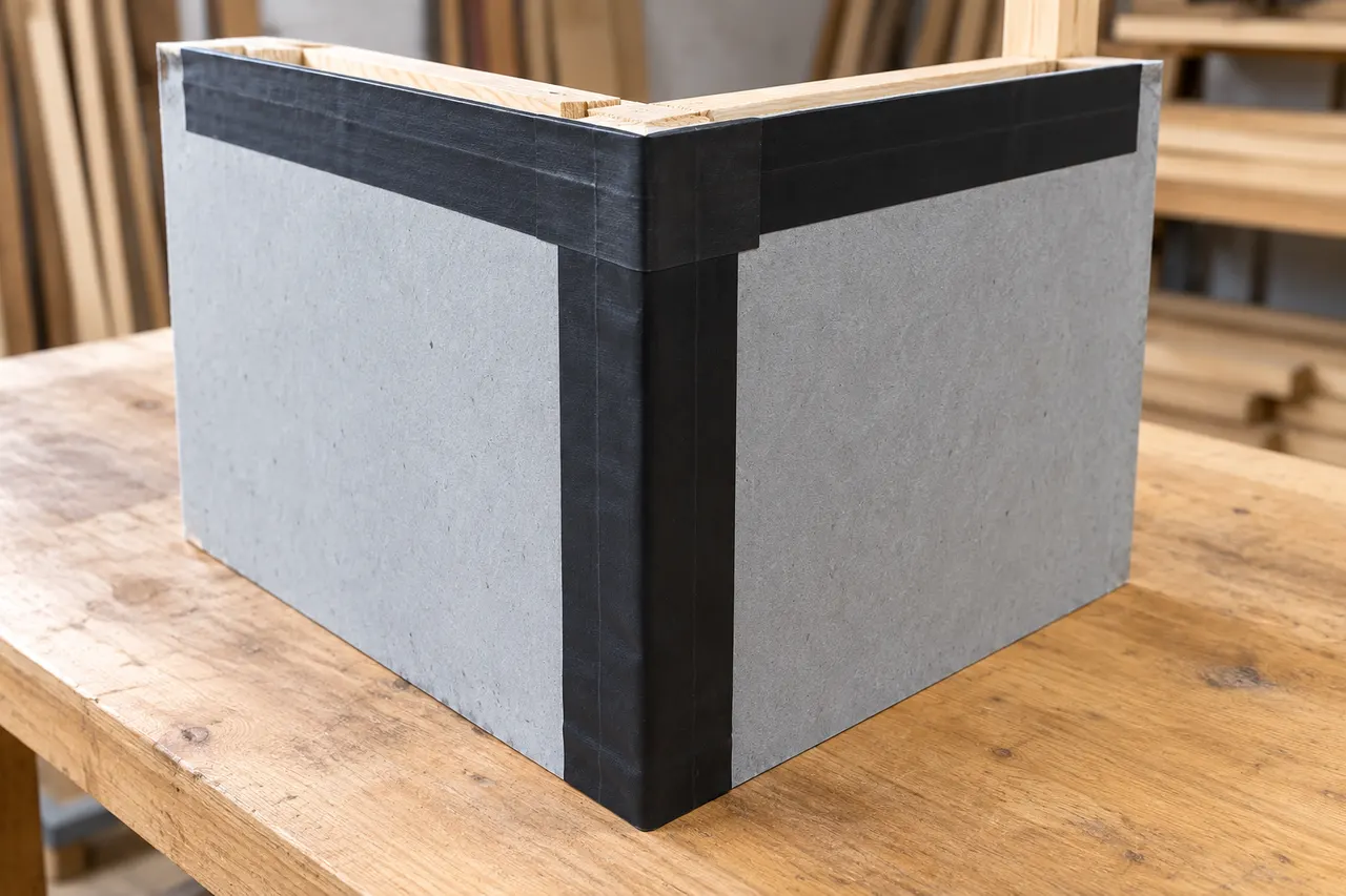 Integrated sheathing and seam treatment — Ovilla
