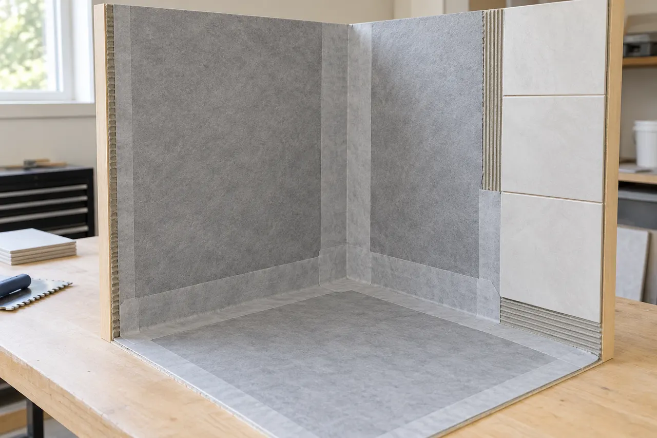 Bonded sheet waterproofing — Plano