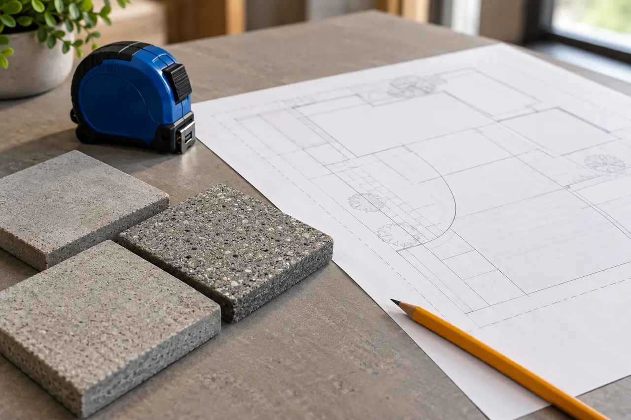 Measured drawings and scope decisions — Plano