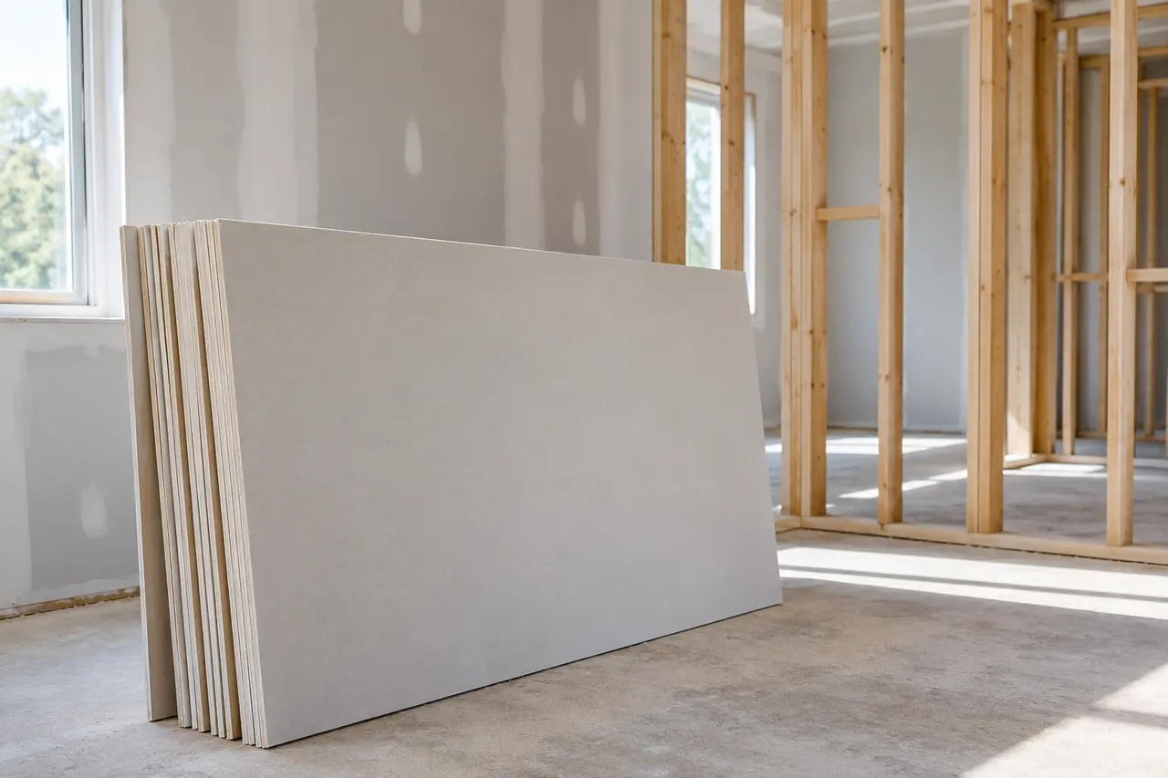 Gypsum wall and ceiling panels — Plano