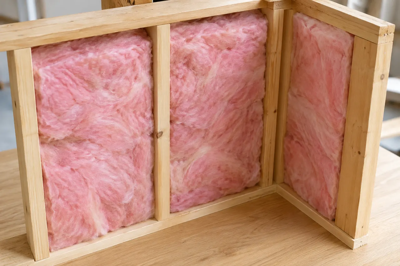 Fiberglass batt insulation — Plano