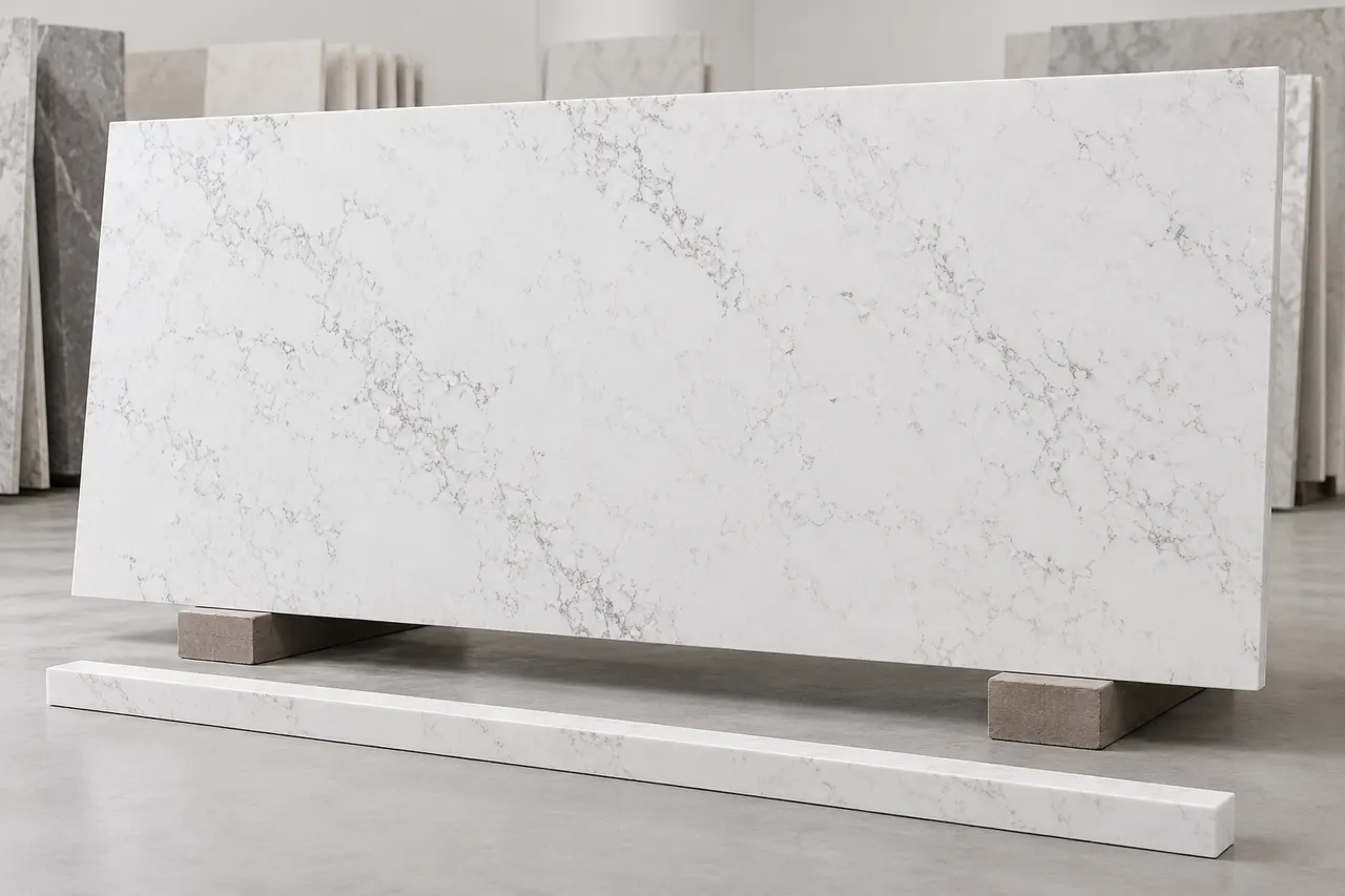 Quartz surface slabs — Plano