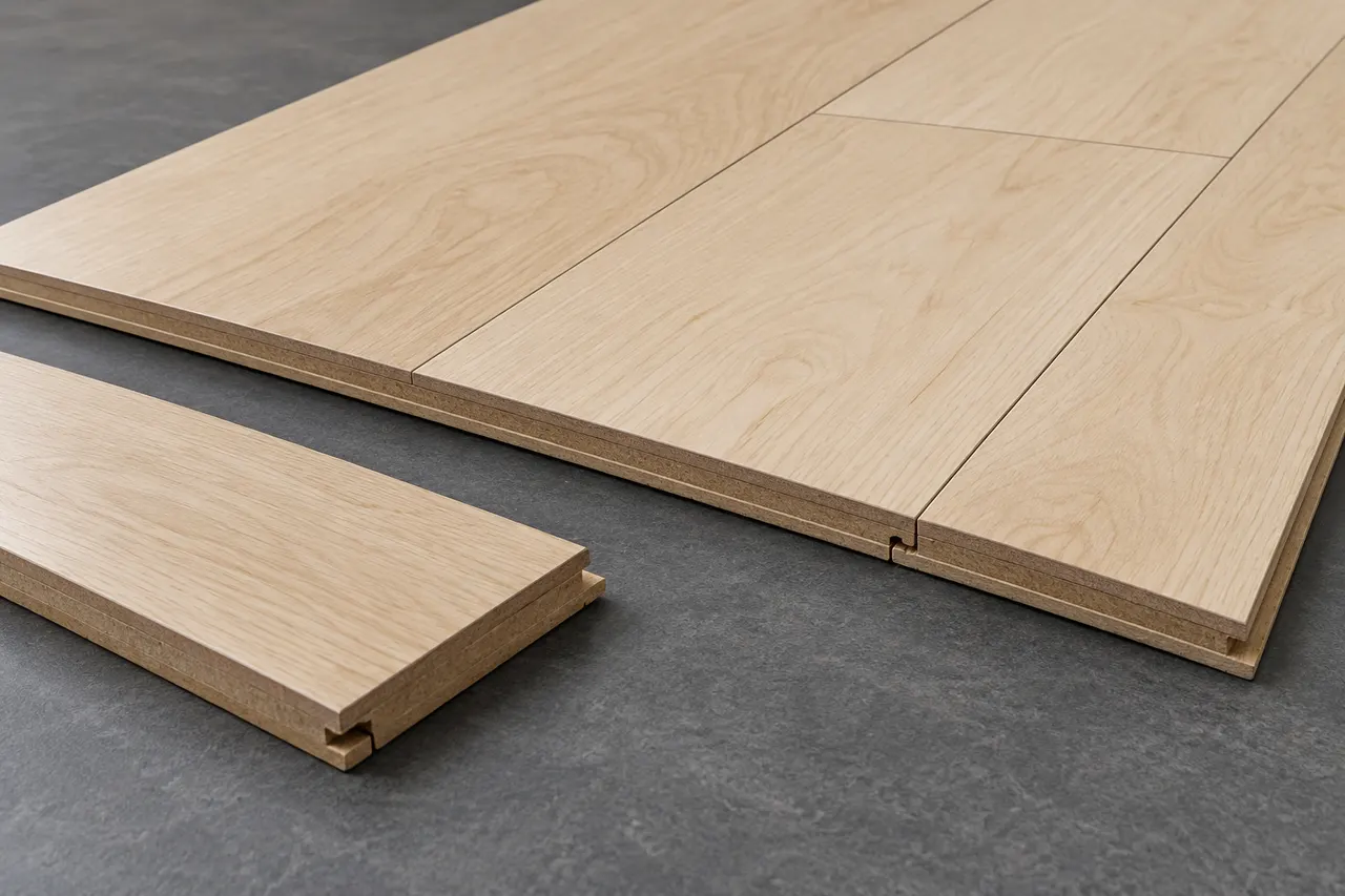 Laminated wood flooring — Plano