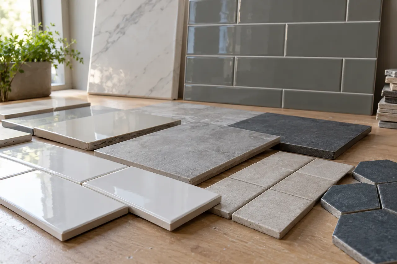 Ceramic and porcelain tile — Red Oak