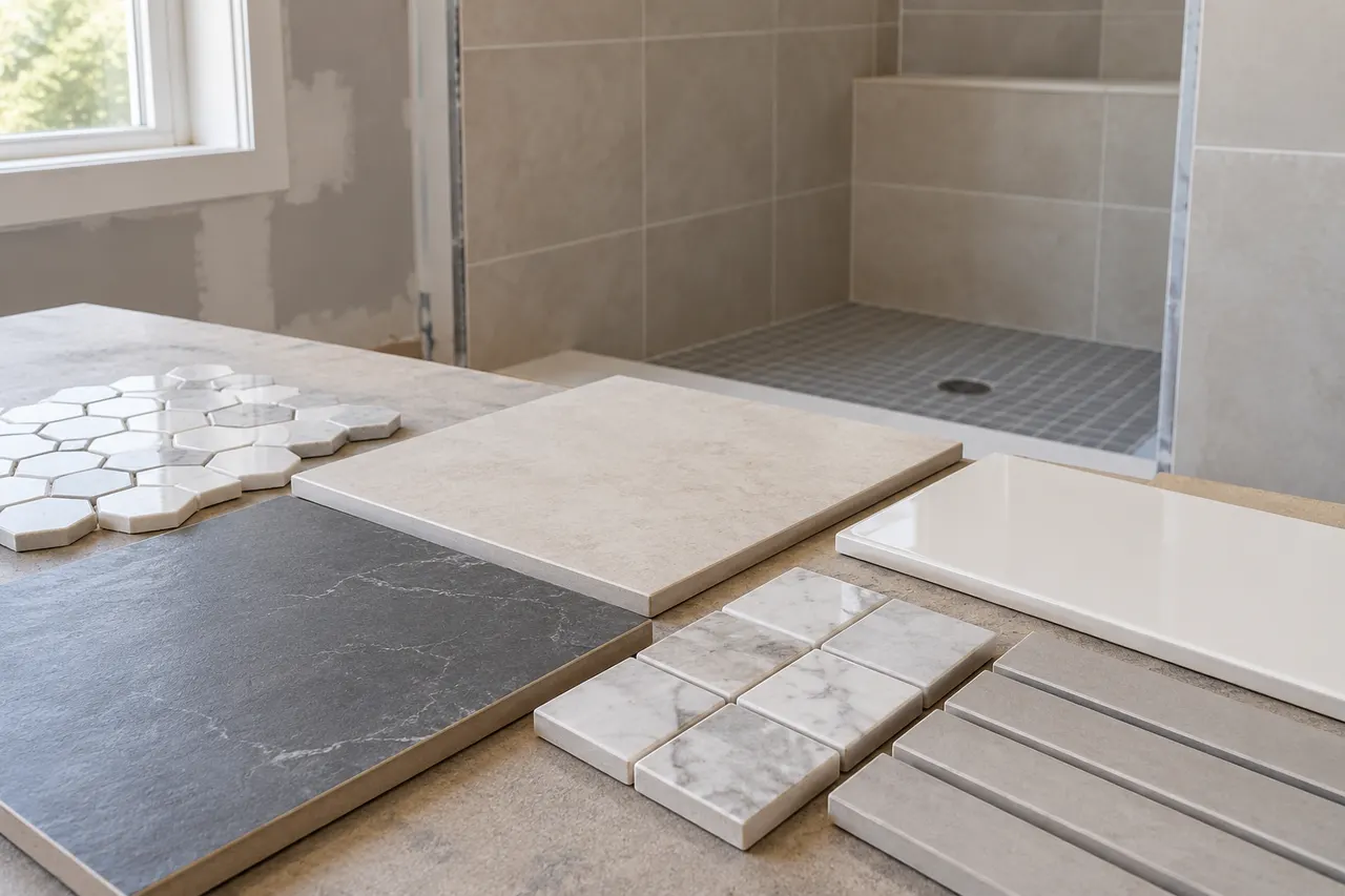Ceramic and porcelain tile — Red Oak