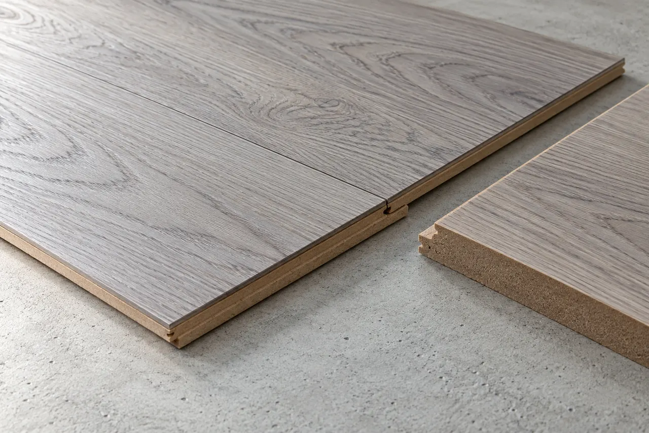Laminated wood flooring — Red Oak