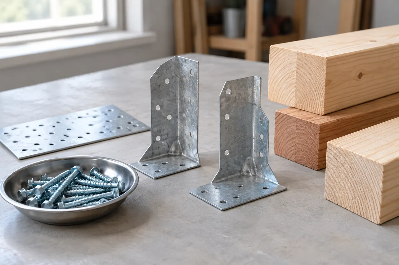 Structural connectors and fasteners — Red Oak