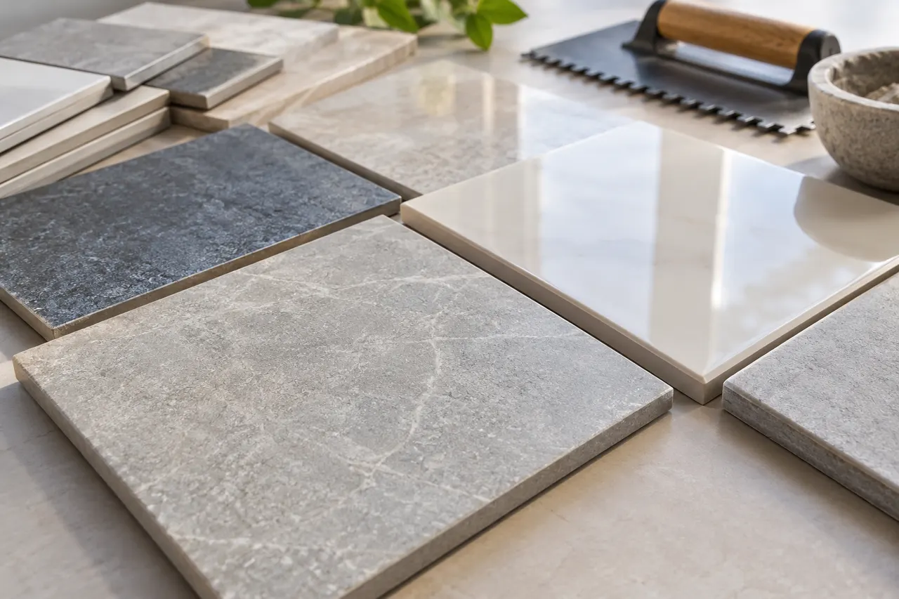 Ceramic and porcelain tile — Red Oak