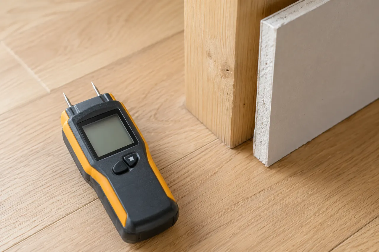 Moisture measurement — Red Oak