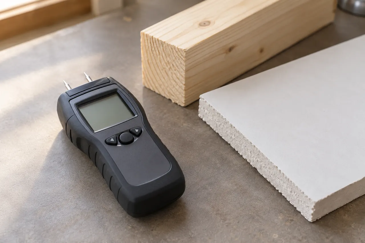 Moisture measurement — Red Oak