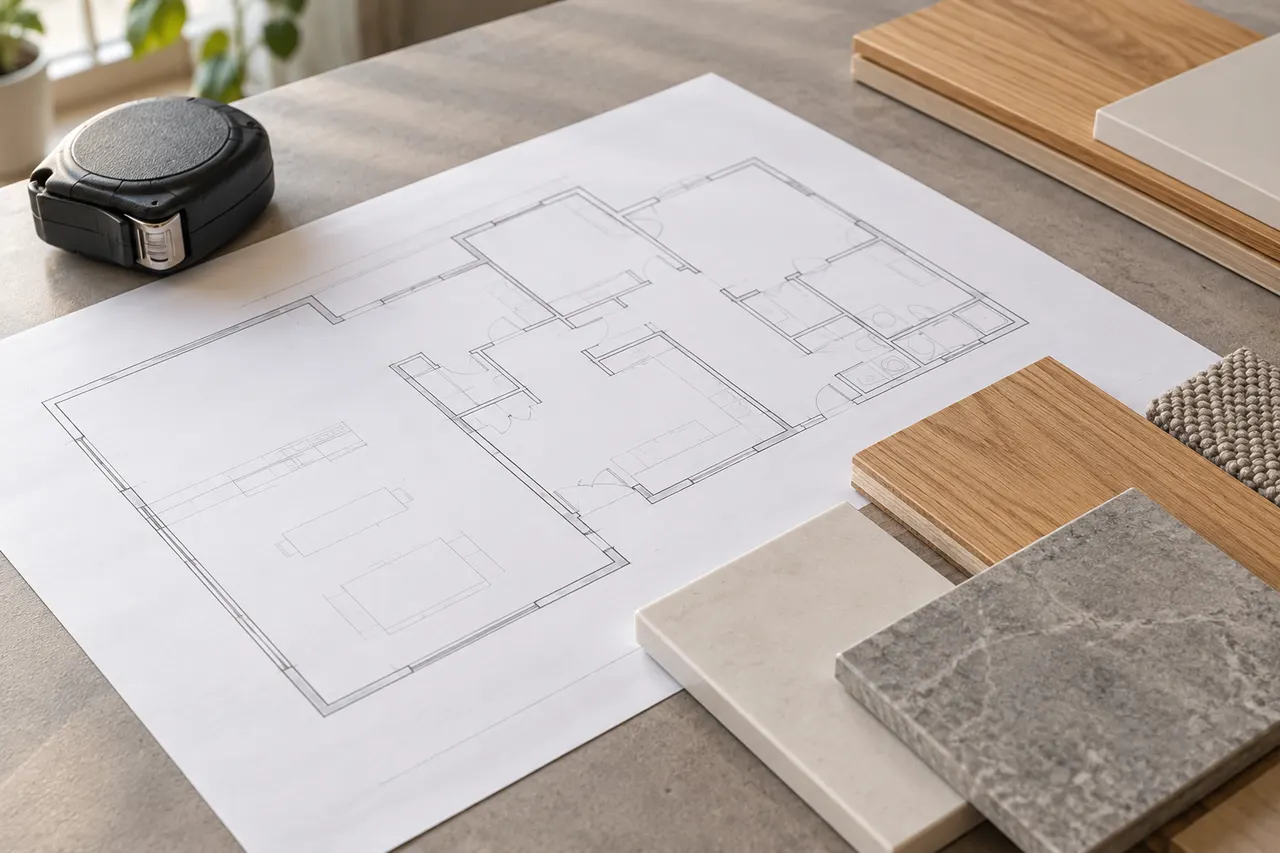 Measured drawings and scope decisions — Red Oak