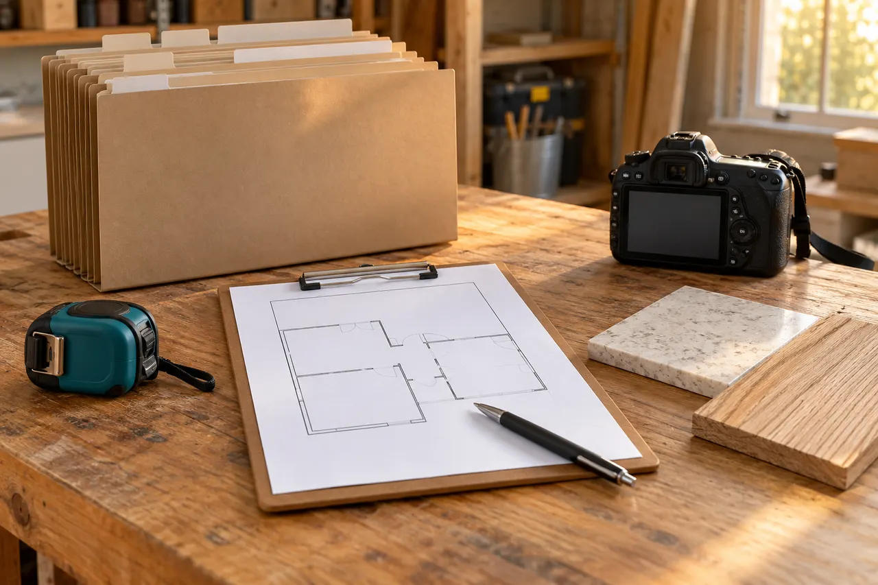 Photographs and repair records — Red Oak