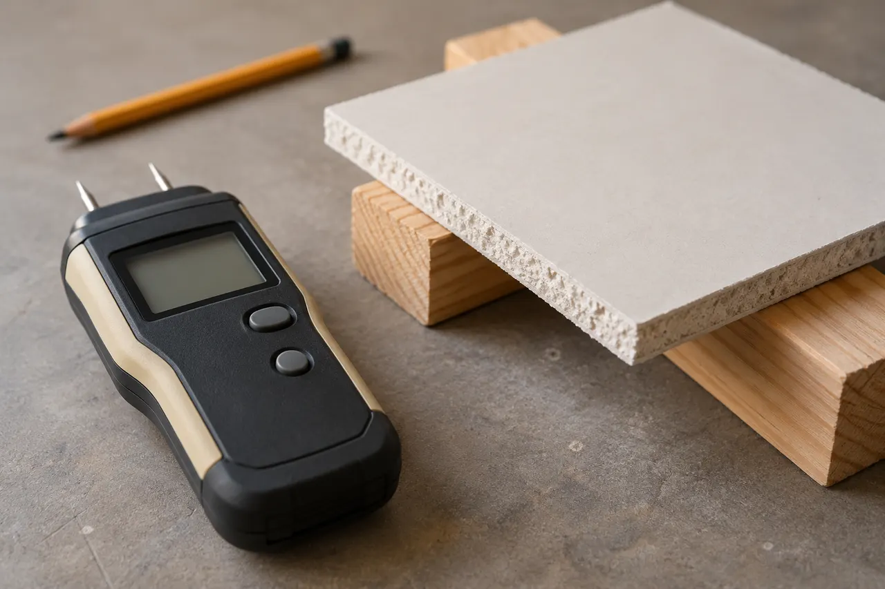 Moisture measurement — Red Oak