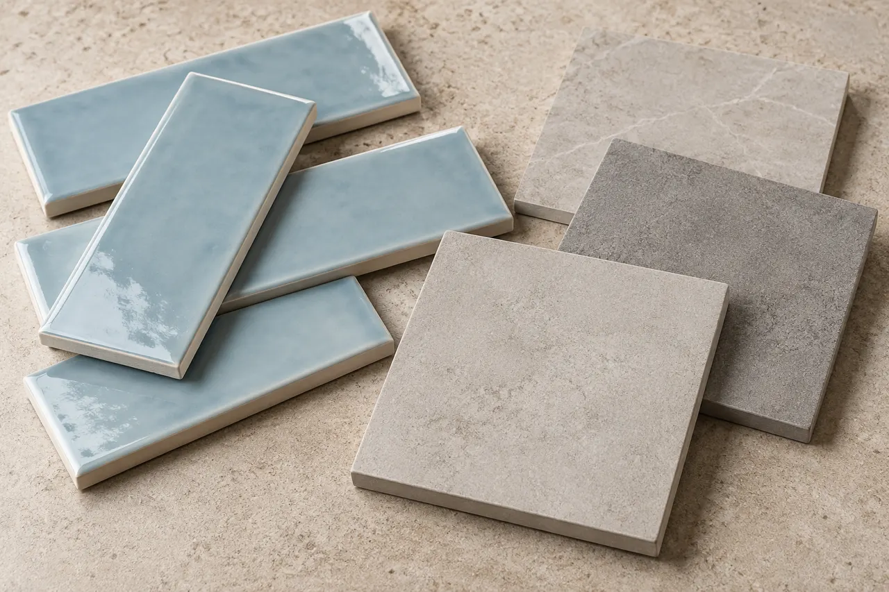 Ceramic and porcelain tile — Red Oak