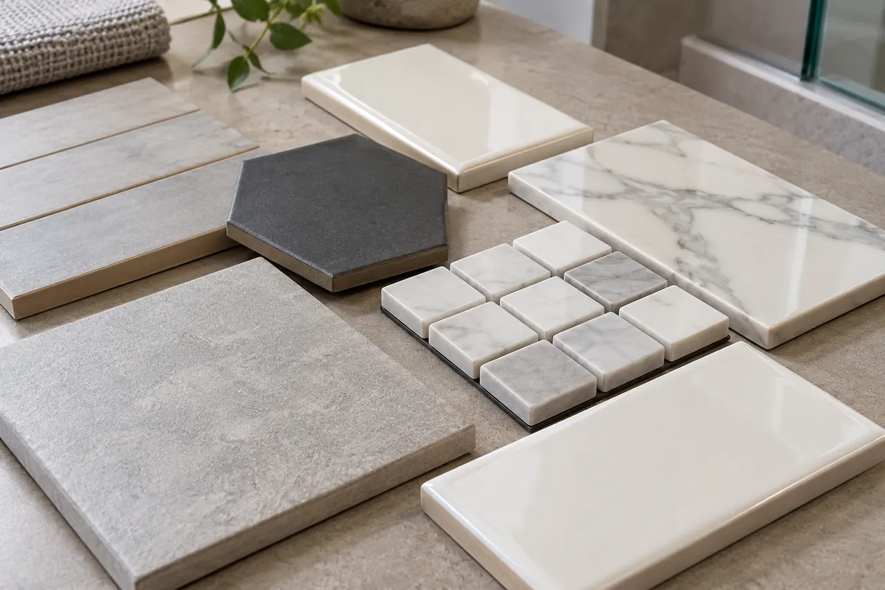 Ceramic and porcelain tile — Red Oak