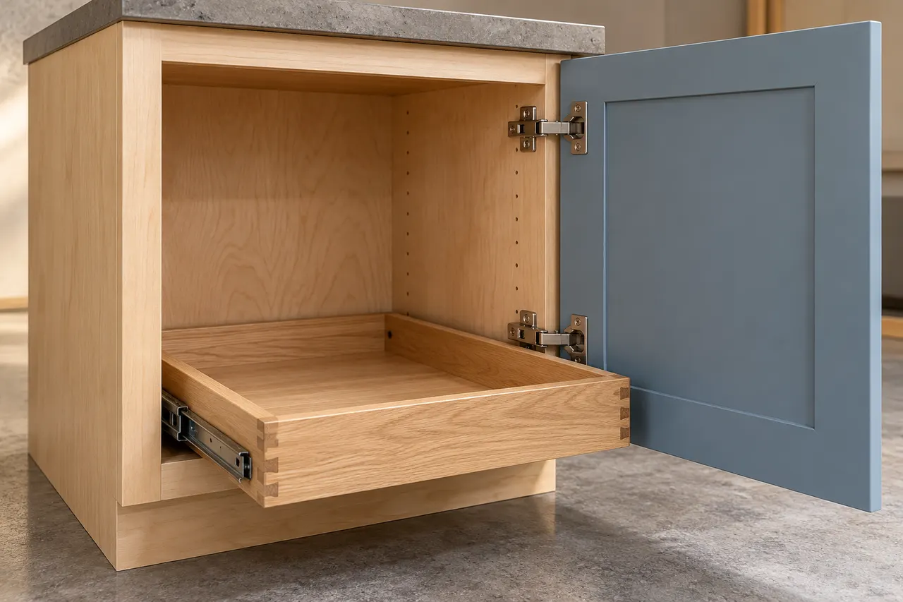 Factory-built cabinetry — Red Oak
