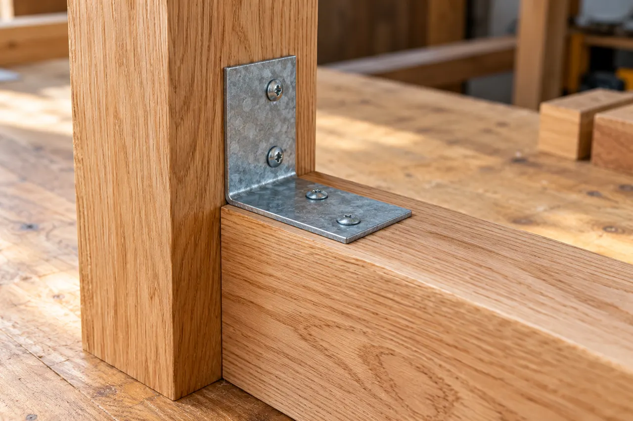 Exterior wood and compatible connections — Red Oak