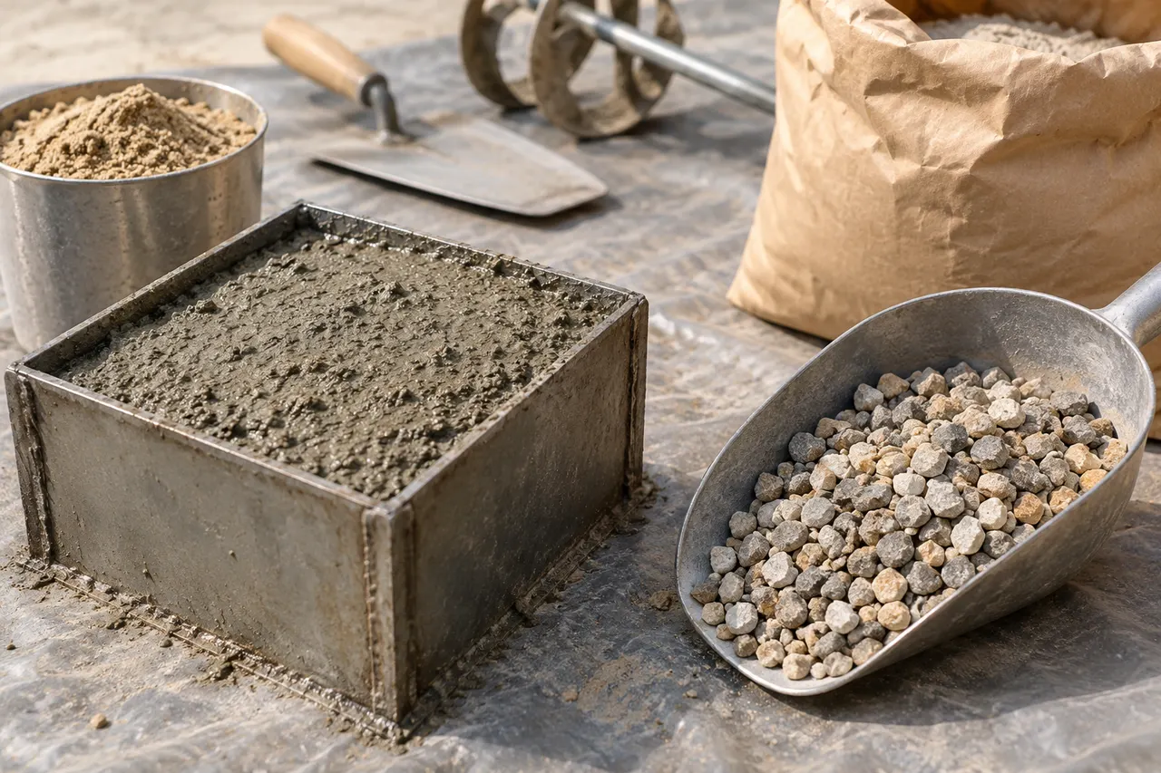Bagged concrete mix reference — Richardson