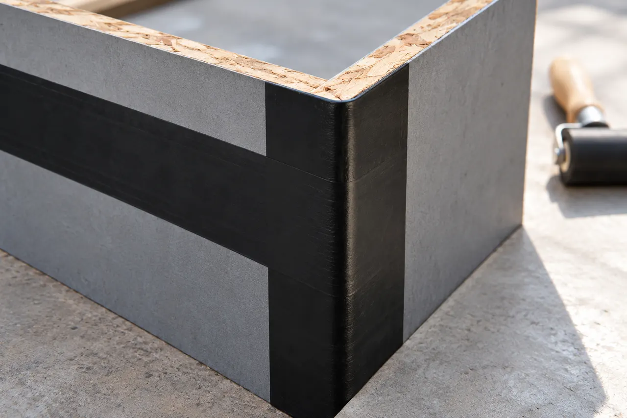 Integrated sheathing and seam treatment — Richardson