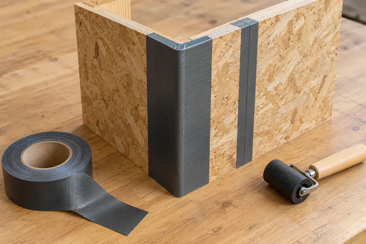 Integrated sheathing and seam treatment — Richardson