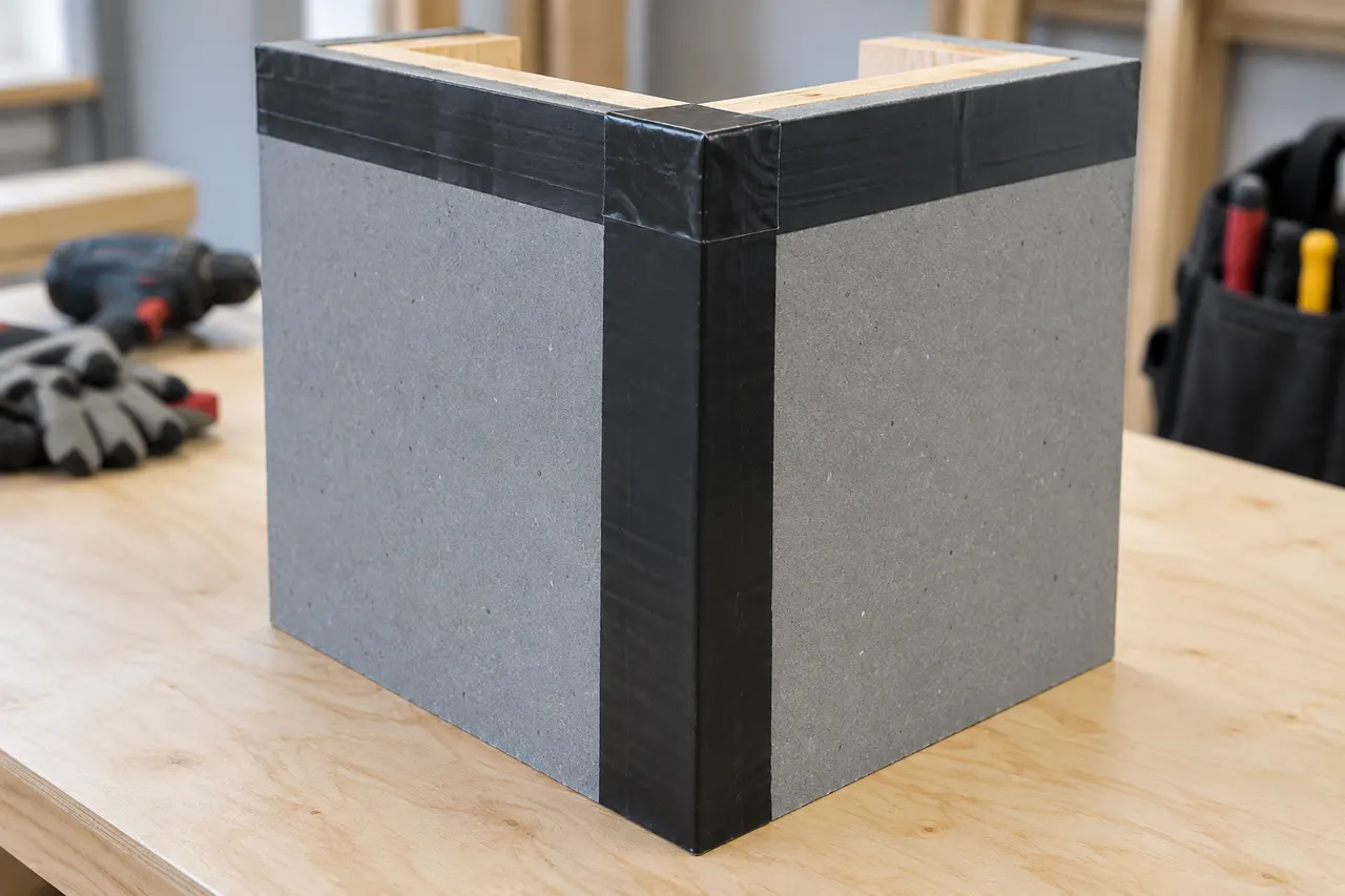 Integrated sheathing and seam treatment — Richardson