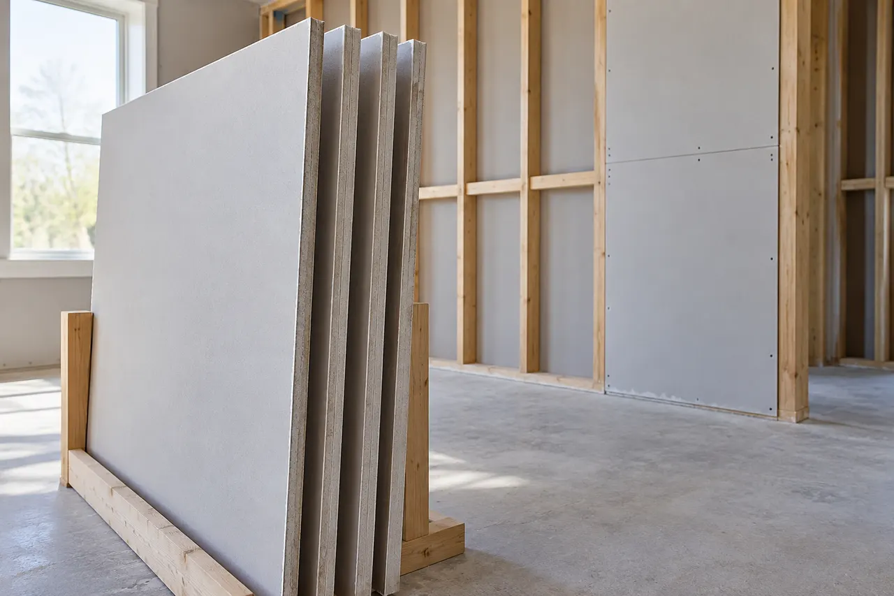 Gypsum wall and ceiling panels — Rockwall