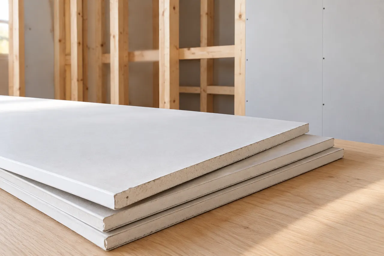 Gypsum wall and ceiling panels — Rockwall