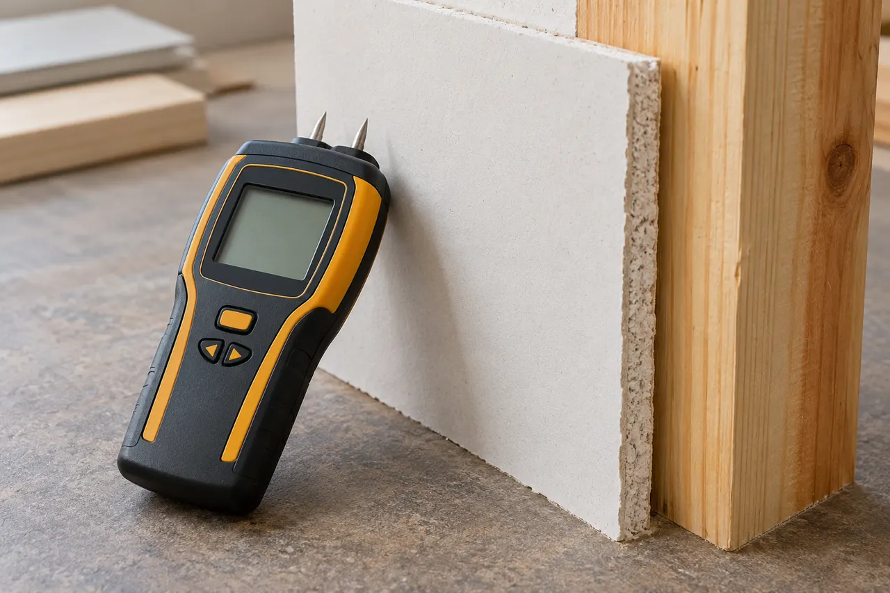 Moisture measurement — Rockwall
