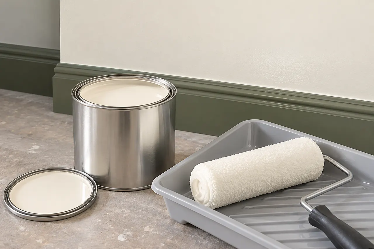 Interior acrylic finish — Rockwall