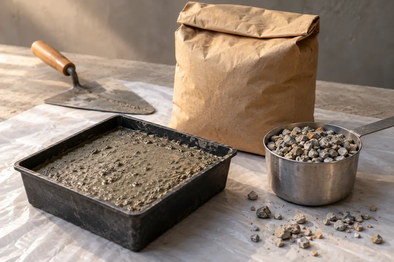 Bagged concrete mix reference — Rowlett