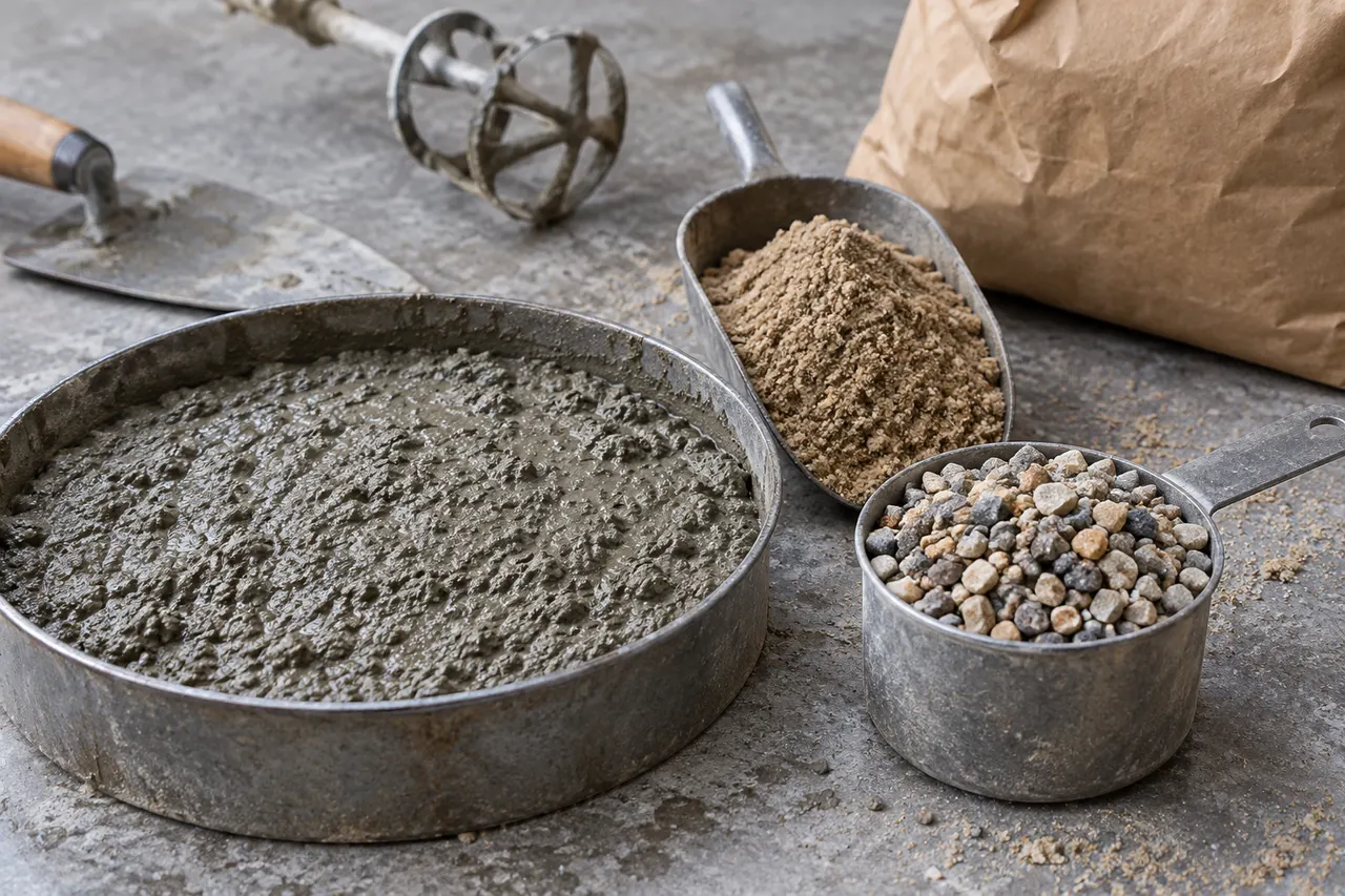 Bagged concrete mix reference — Rowlett