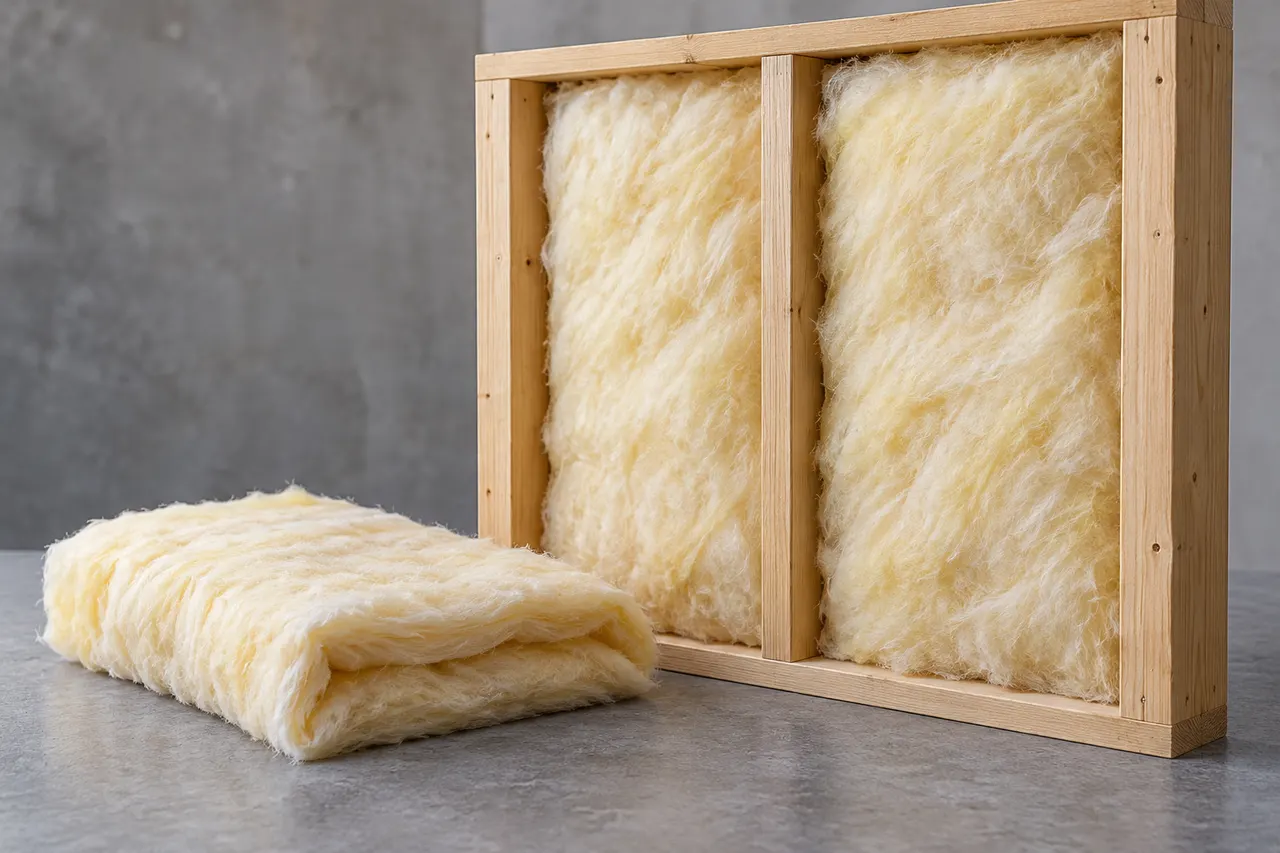 Fiberglass batt insulation — Rowlett