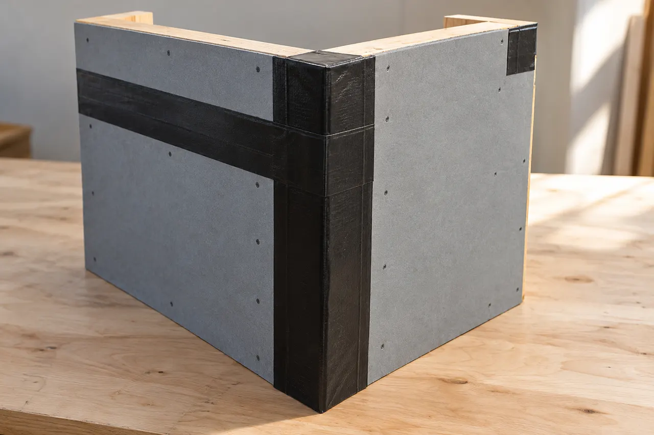 Integrated sheathing and seam treatment — Rowlett