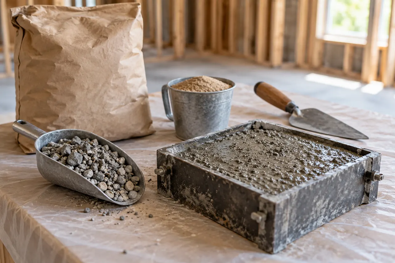 Bagged concrete mix reference — Southlake