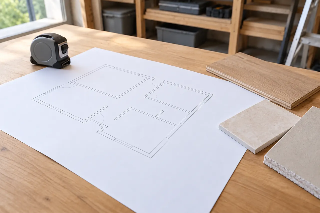 Measured drawings and scope decisions — Southlake
