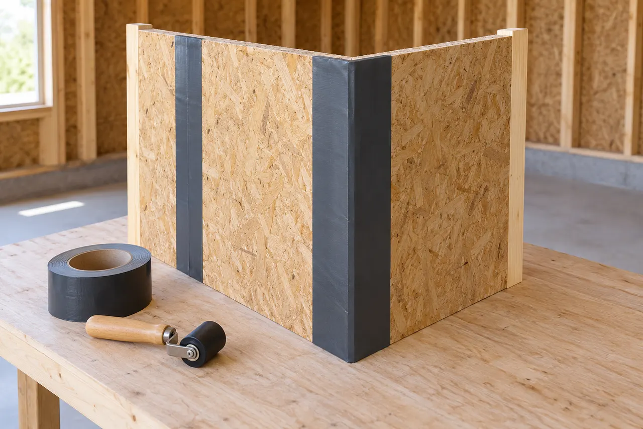 Integrated sheathing and seam treatment — Waxahachie