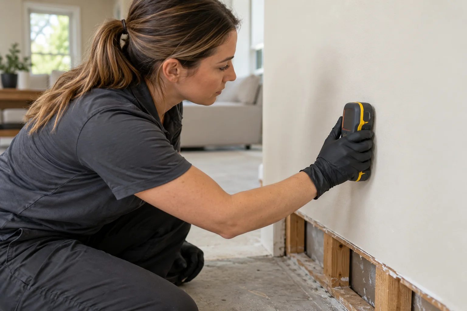 water damage restoration concept · Allen
