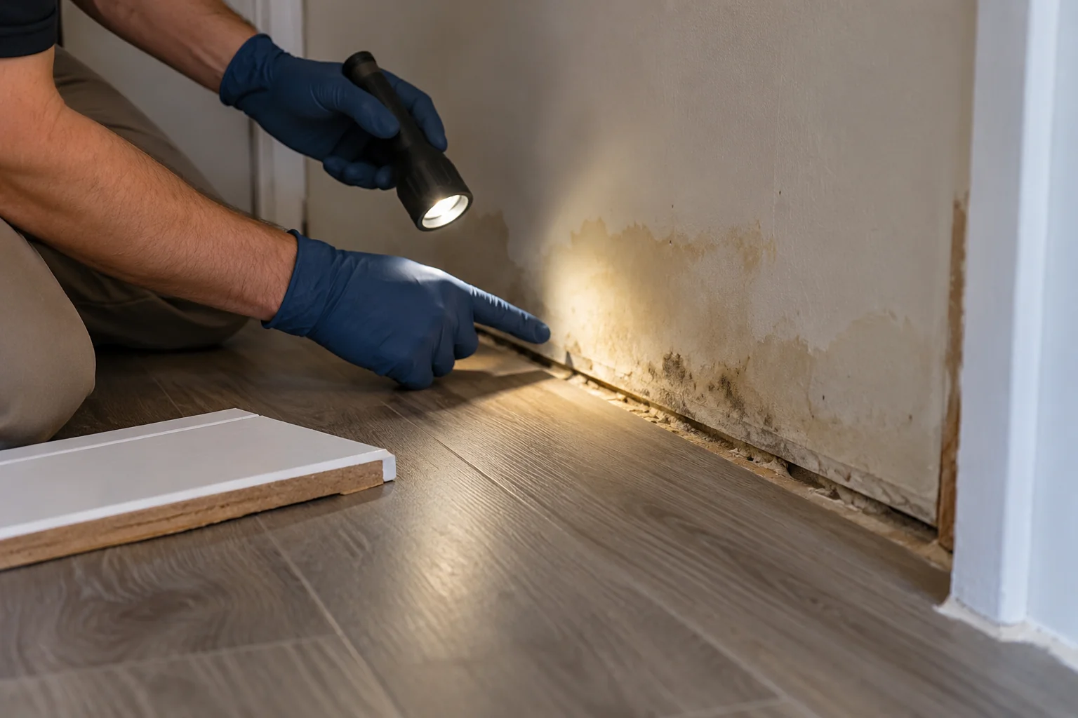 water damage restoration concept · Carrollton