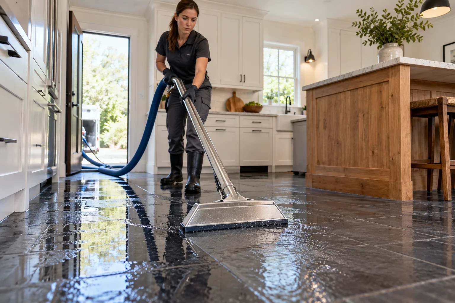 water damage restoration concept · Cedar Hill