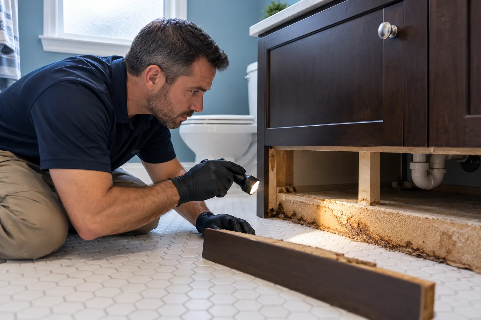 water damage restoration concept · Cedar Hill
