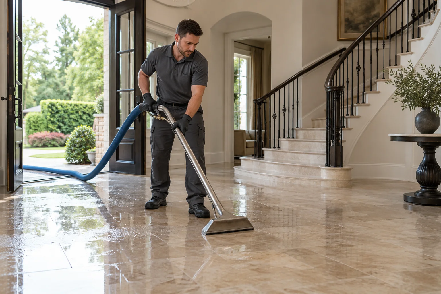 water damage restoration concept · Colleyville